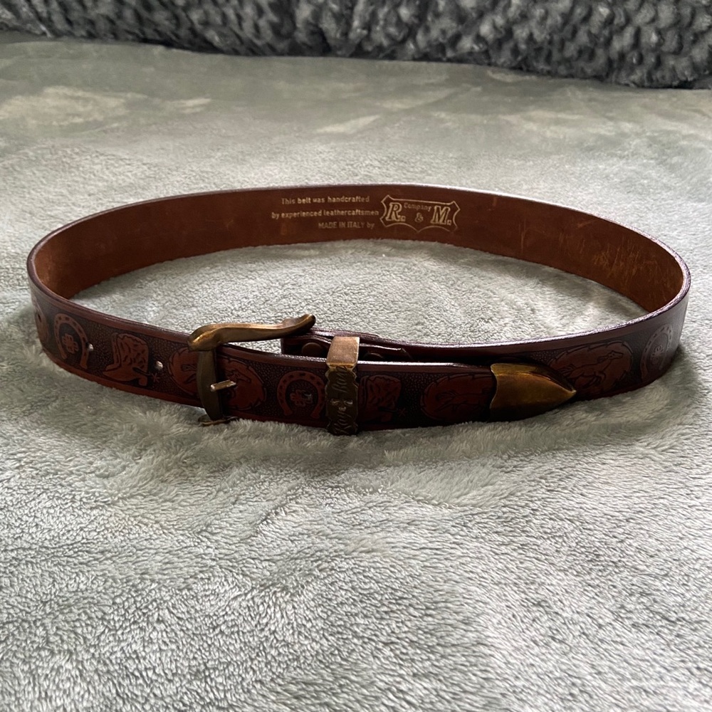 Ray-Ban Leather Belt - Made in Italy VINTAGE - Picture 6 of 9